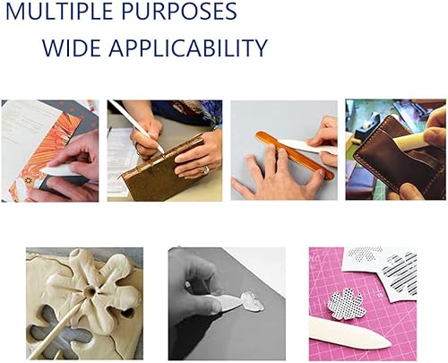 Miniatura 7 de 10 piezas de herramientas de vitrales, suministros de vitrales, soporte de plástico FID para trabajos de vidrieras planas, manualidades