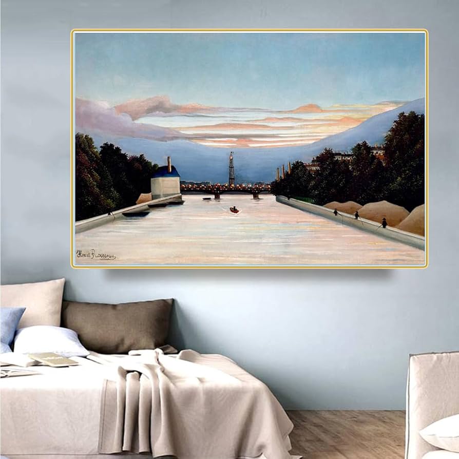 田園風景 油彩画 印象派スタイル