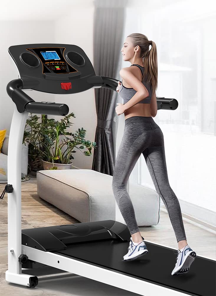 Amazon | 家庭用電動トレッドミル、傾斜付き折りたたみ式トレッドミル