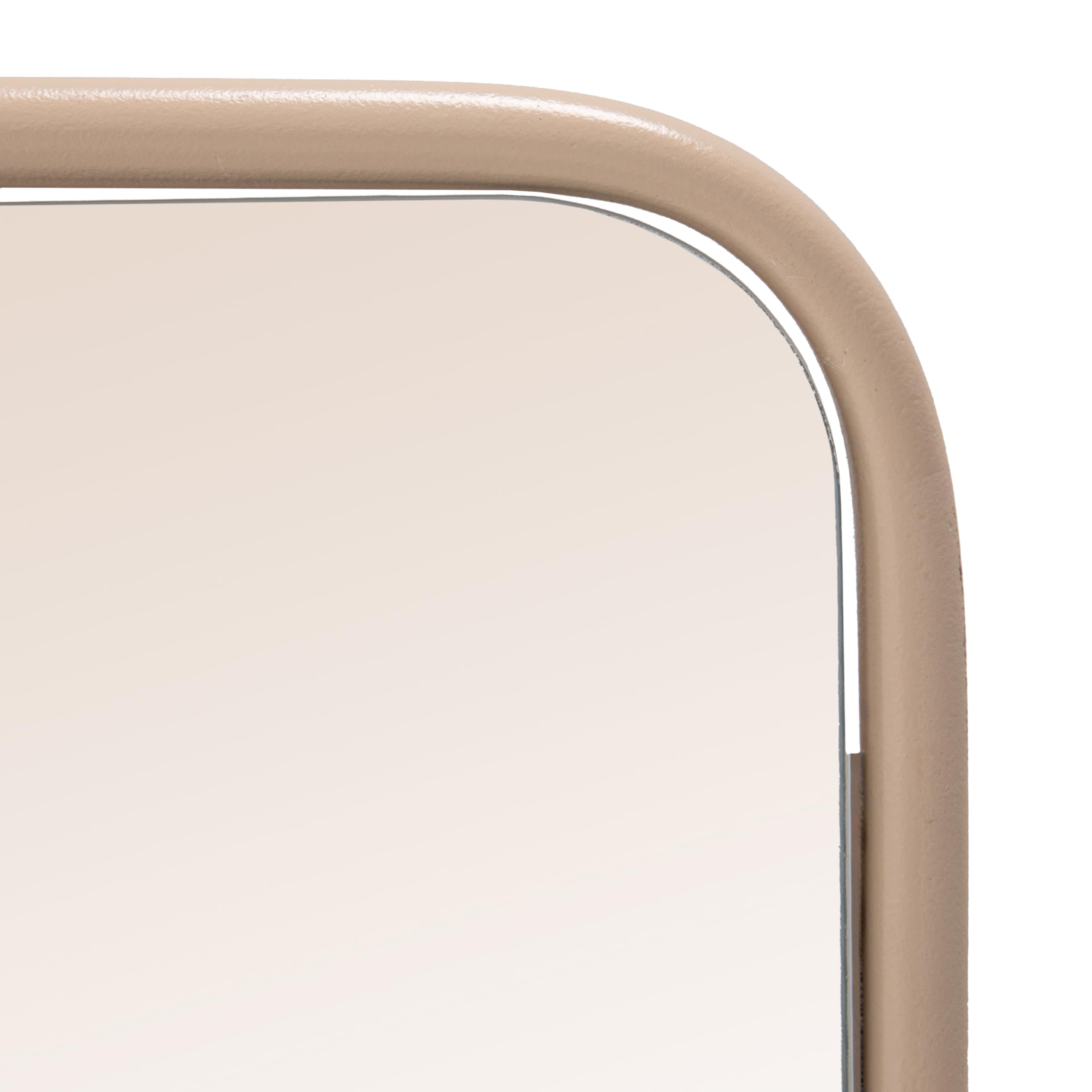 Bloomingville Miroir Mural en métal avec 3 étagères, Couleur Blush