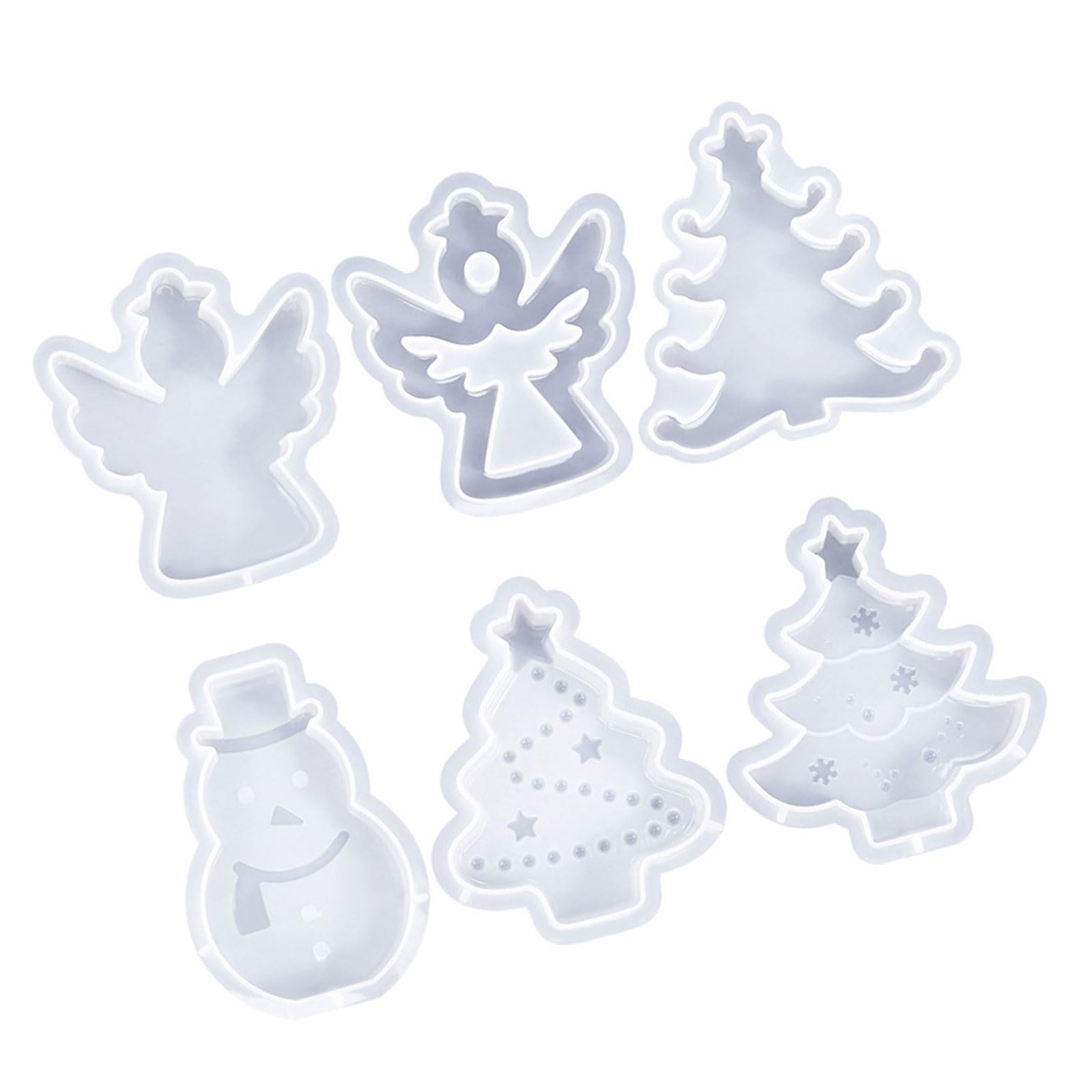 Kalttoy Halloween Theme Silicone Molds for Epoxy Resin, Halloween Punpkins Skelenton Skull Silicone