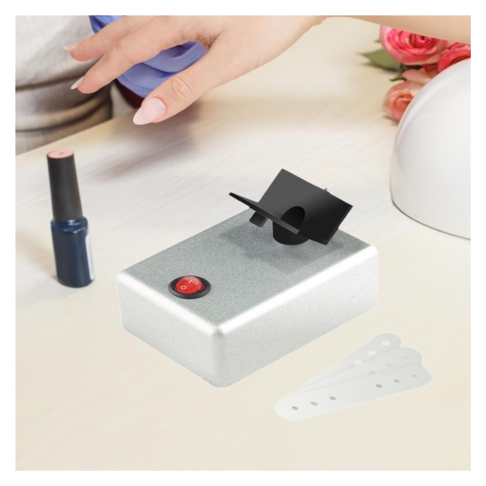 Laborrührer, Tragbarer Nagellack- und Tintenmischer for Gel Aquarell(Silver)