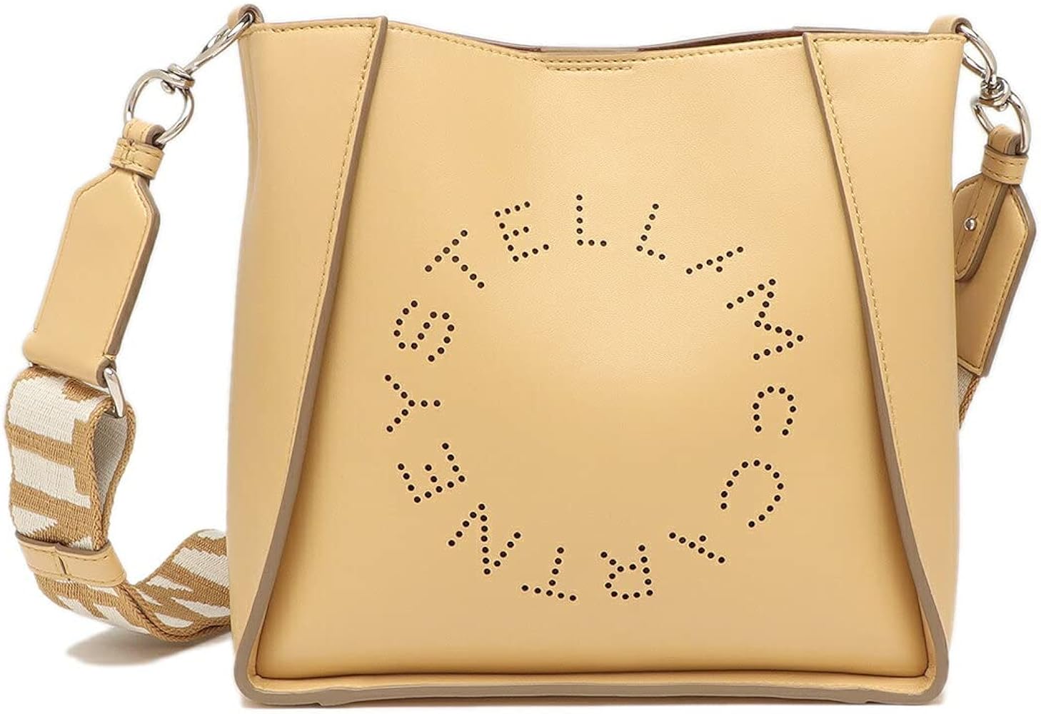 Amazon | [ステラマッカートニー]ショルダーバッグ ロゴ ベージュ