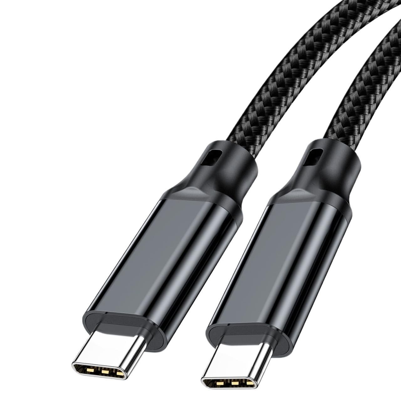 Cavo USB 3.2 Gen 2 5A 240W Tipo C 8K @ 60Hz Video HD 20Gbps USB-C Cavo di sincronizzazione dati (30 cm, nero)