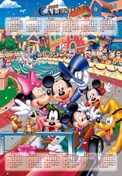 ✨新品未開封✨ジグソーパズル 2001年 ミッキーマウス カレンダー ✨新品未開封✨ジグソーパズル 2001年 ミッキーマウス カレンダー