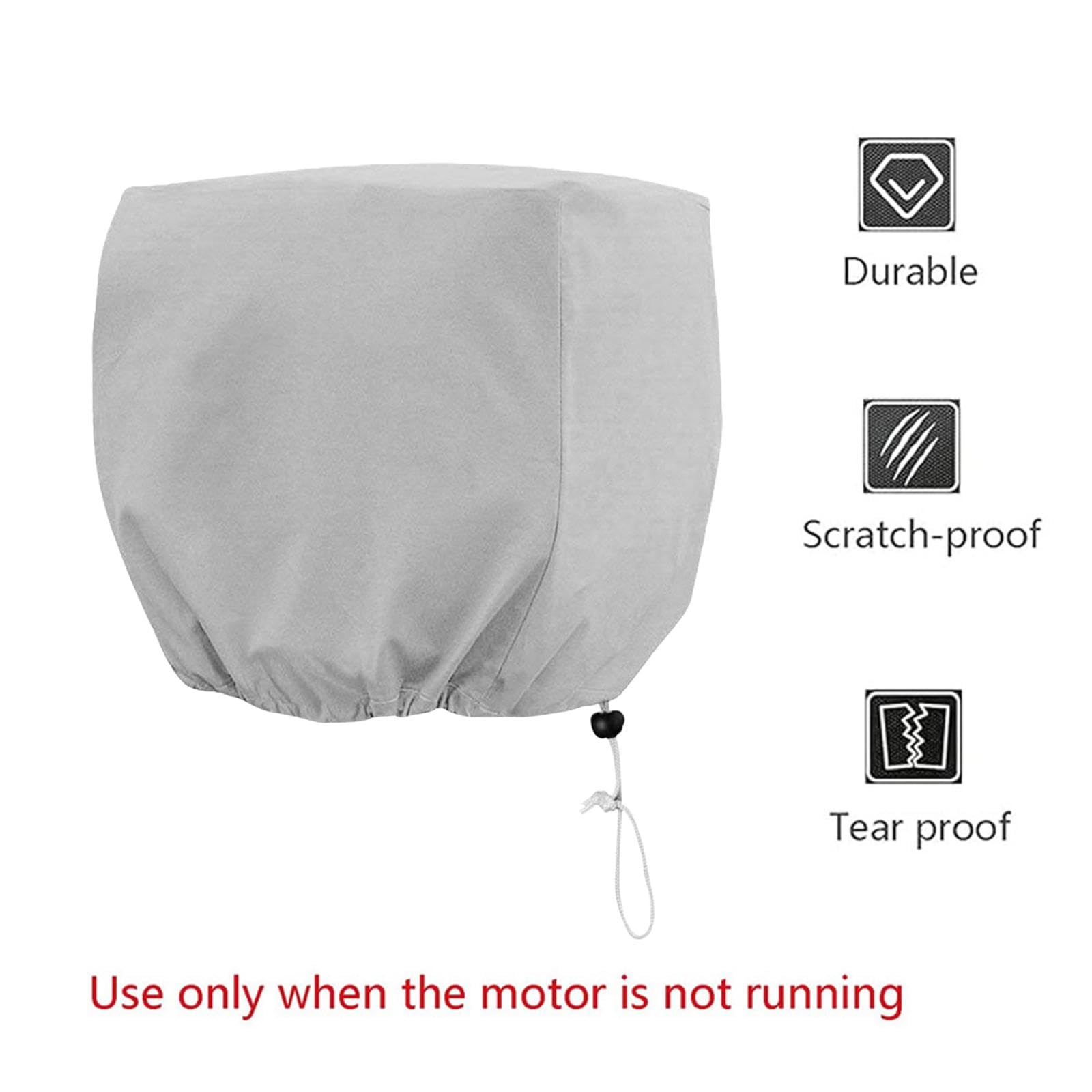 Copertura Motore Fuoribordo Impermeabile Tessuto Oxford 210d 30-60 CV