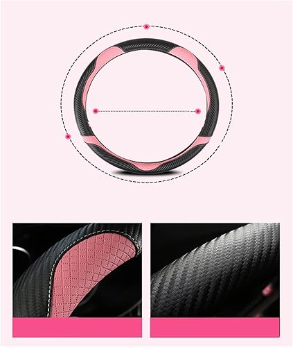 Miniatura 2 de Fundas protectoras para volante de automóvil, fundas protectoras para Dacia para Sandero, para paso de paso para crossover para Sandero, fibra de