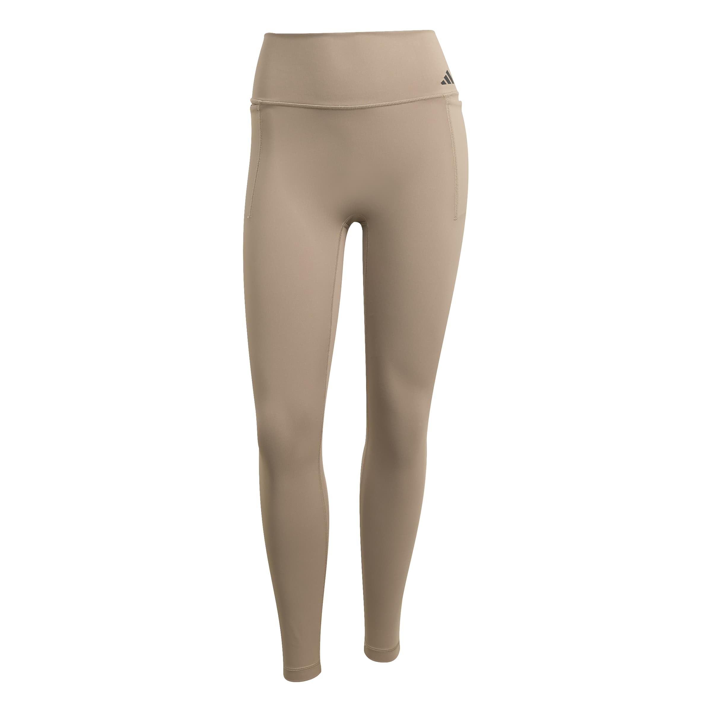 adidas Women's Optime Workout 7/8 Leggings, chalky brown, M