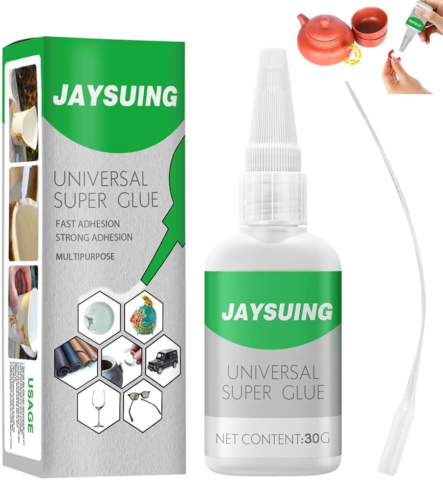 JIVRIX Welding High Strength Oily Glue, Universal Super Glue Instant Bonding, Strong Glue Fast Repairs Last Long Time for Metal, Wood, Ceramics, Leather, Glass Etc. (100 Gram) (B0CNDXBC5V) Amazon Price History, Amazon Price Tracker