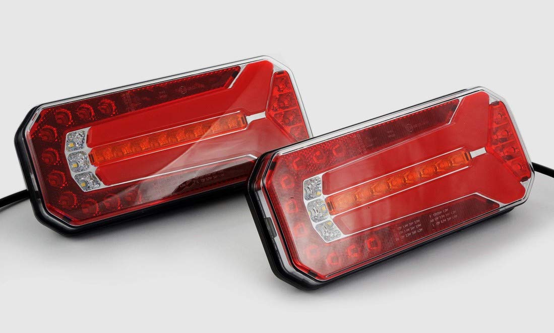 2 x LED tylne tylne tylne połączenie 24 V 12 V światła pozycyjne samochód ciężarówki przyczepa podwozie przyczepa kempingowa autobus