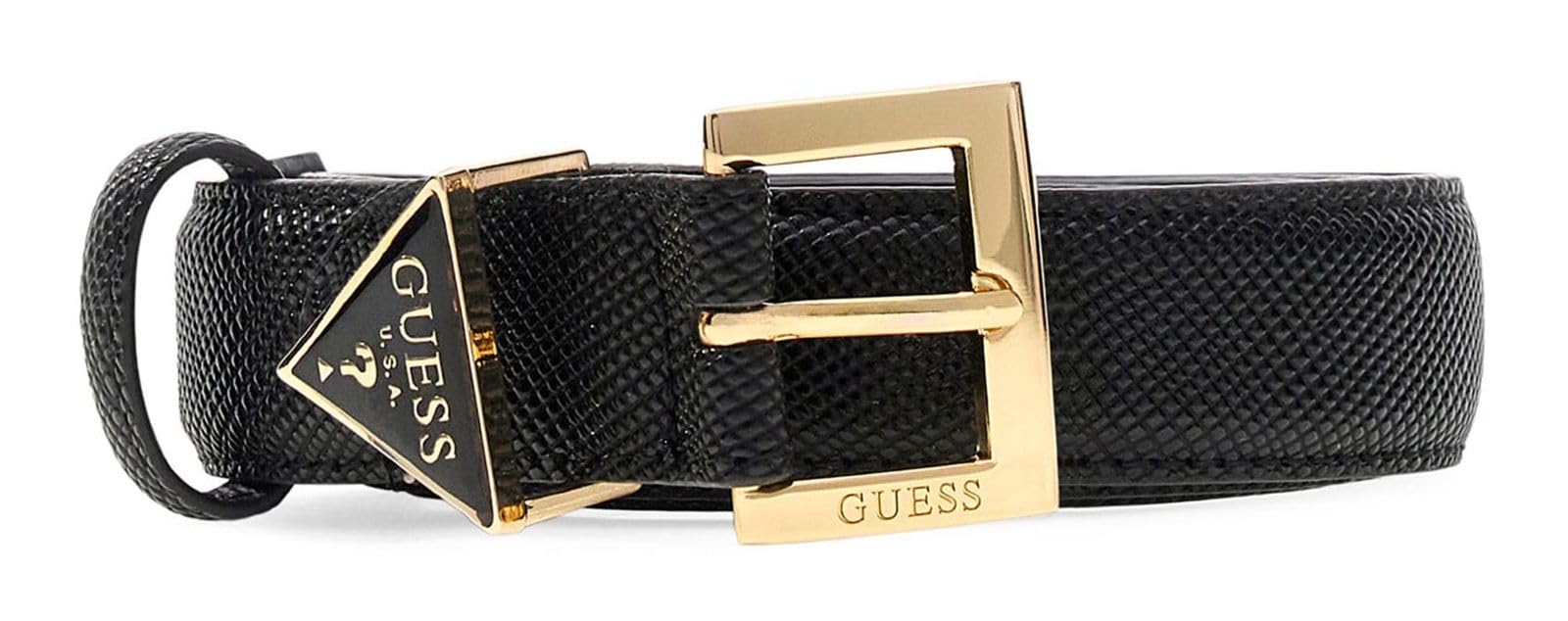GUESS cintura Noelle II Adjustable Belt H25 W105 Black nero accorciabile