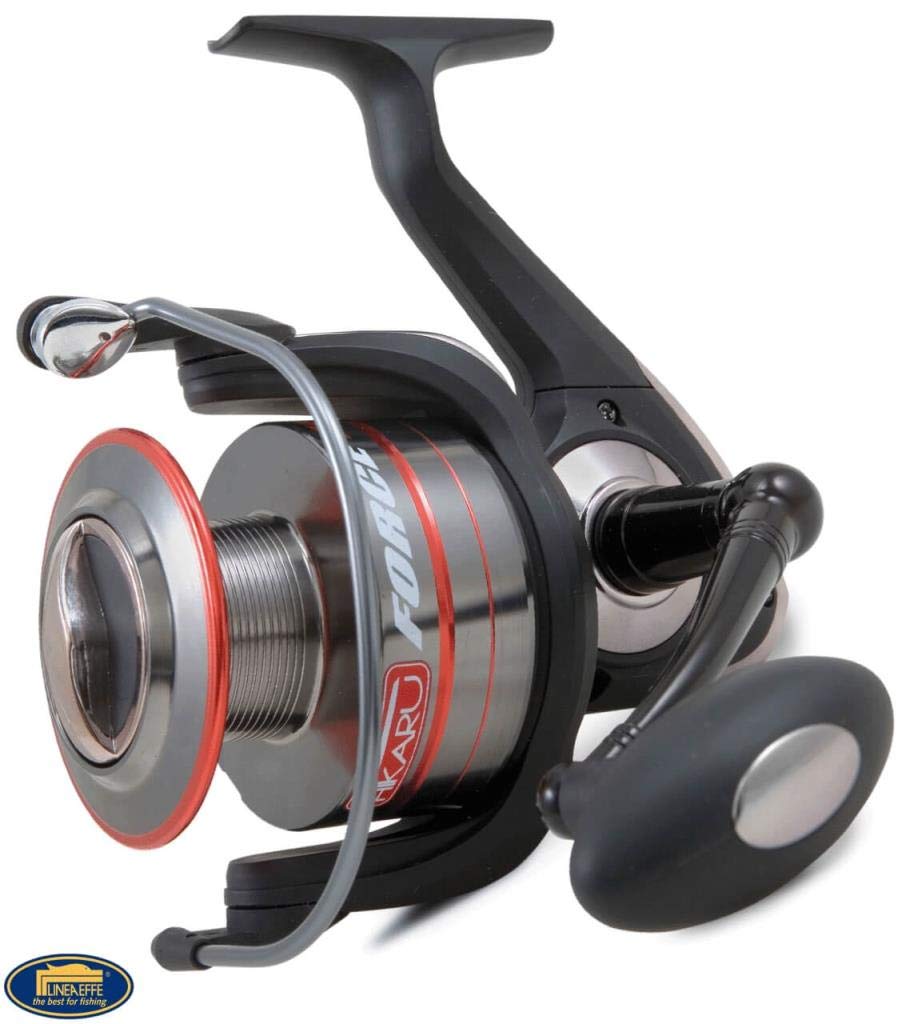 Lineaeffe Mulinello da Pesca Hikaru Force II 5000 con Frizione Anteriore Precisa e Potente da Spinning Bolognese Feeder Fondo Mare Trota Lago Leggero e Affidabile