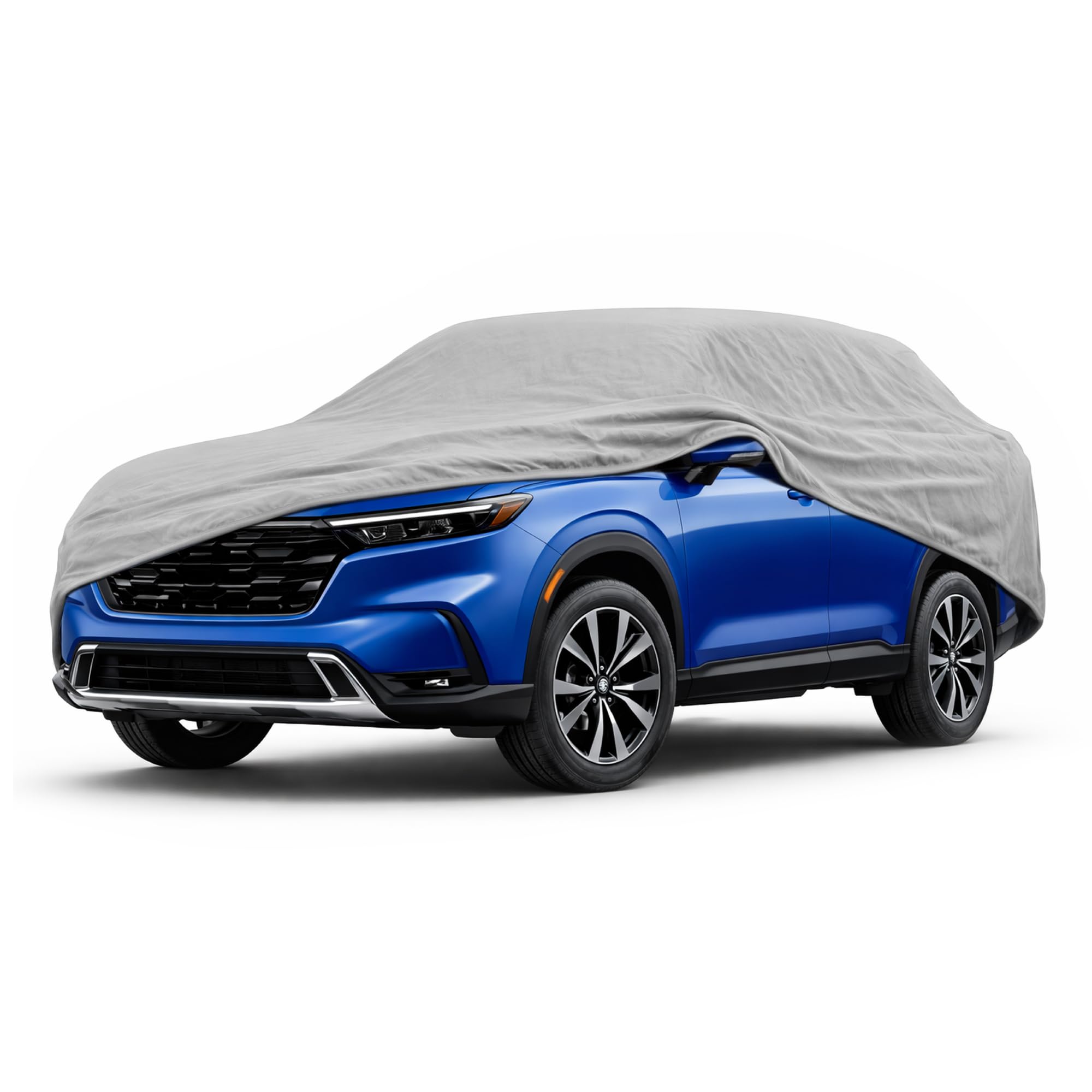 BDK SUV Van Car Cover Water-Resistant All-Weather Indoor Carport Vehicle Cover with UV Dust Protection Breathable Scratch-Proof Lining