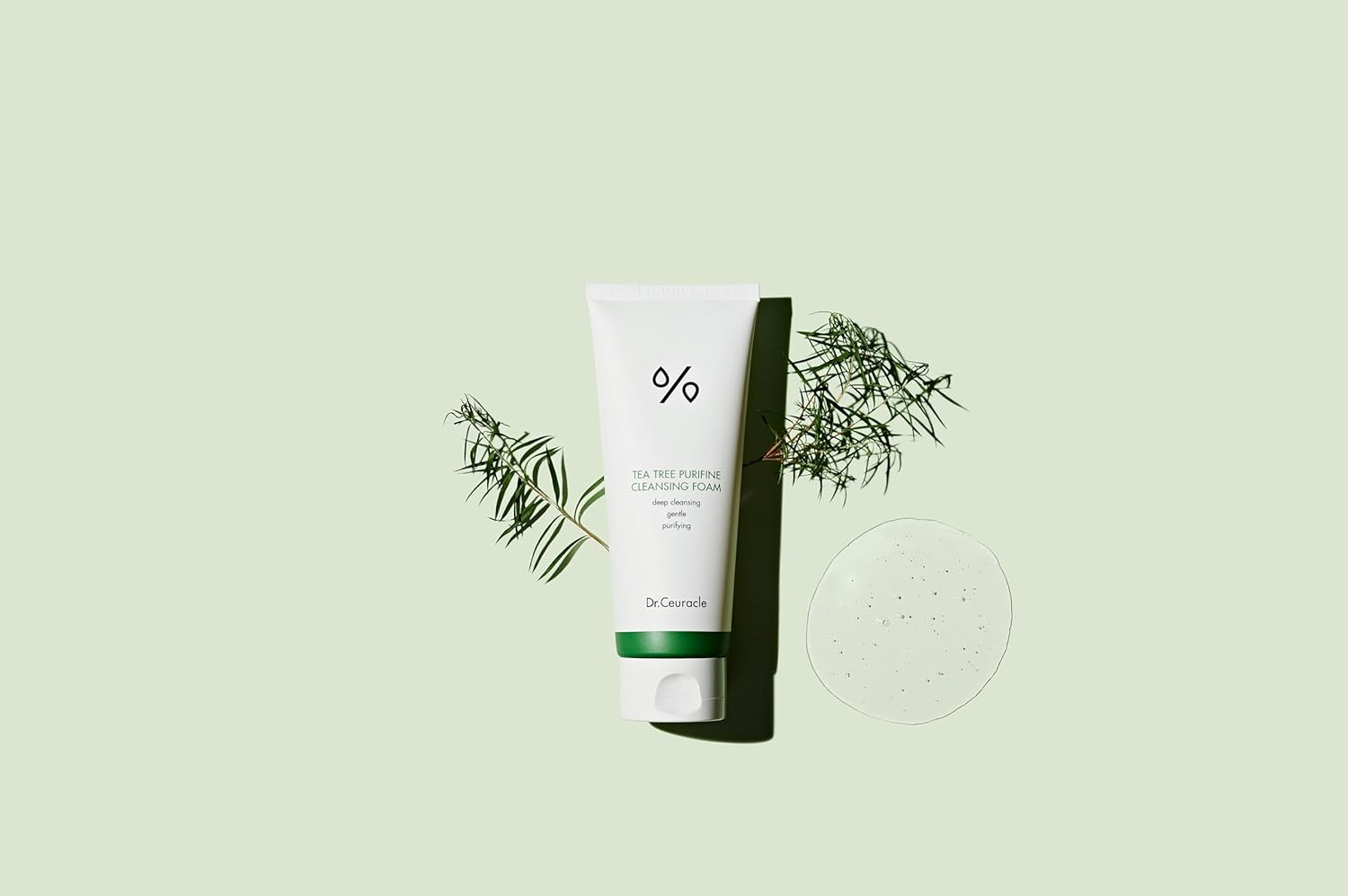 Dr.Ceuracle by leegeehaam Tea Tree Purifine Cleansing Foam (150ml / 5.07 fl. oz.) - Gel to Foam Mild Soothing Daily Cleanser with Fine Bubbles, Sebum Reducing and Hydrating for Sensitive Skin - Image 6