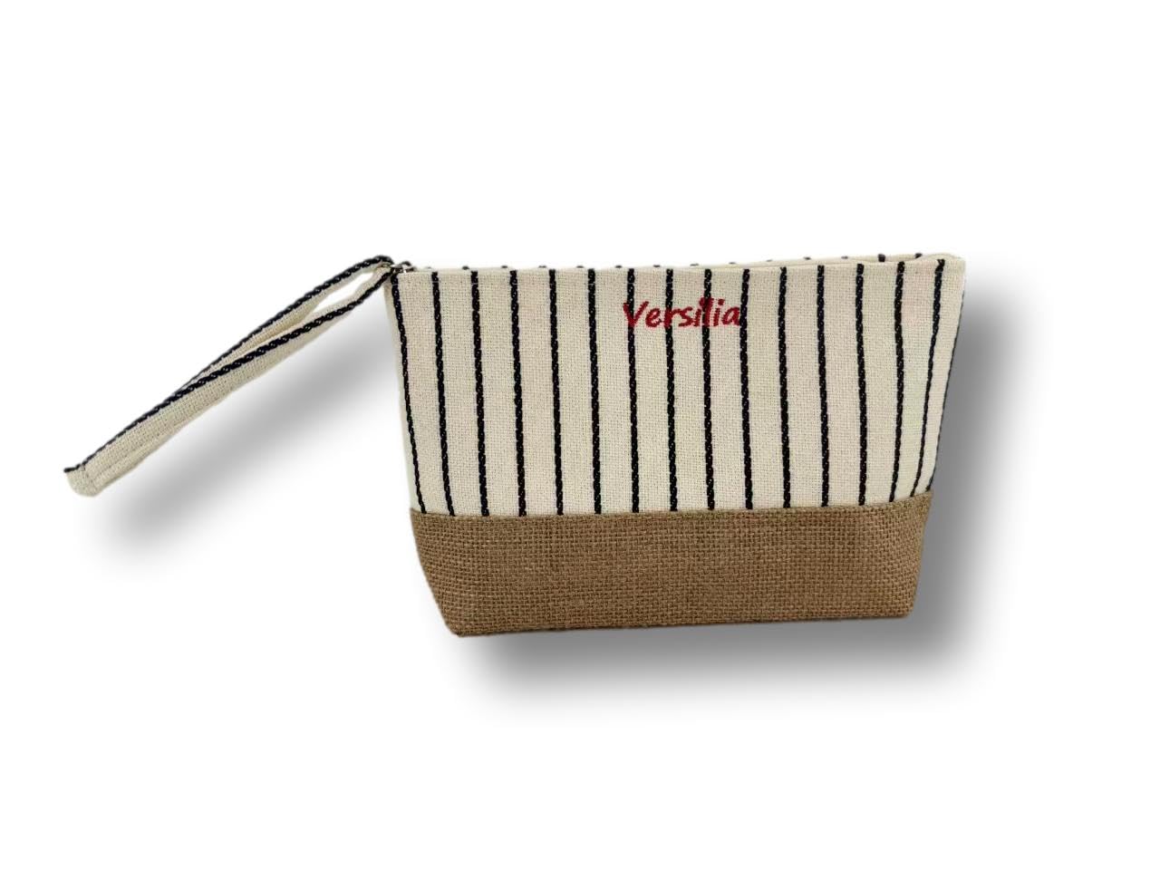 バッグ Vico Casa® Women's Beach Bag with Jute Base and Zipper, Versilia