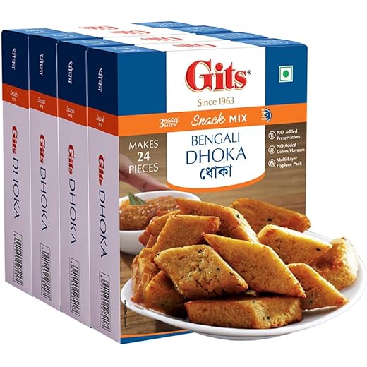 Gits Instant Dhoka Snack Mix 800g