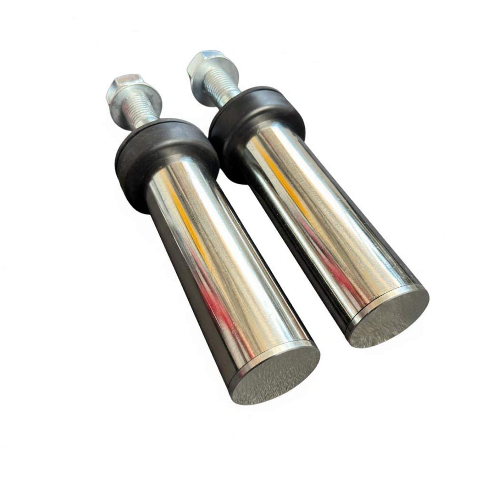 2 Pieces Leg Press Rack Plate Pin Space-Saving Design Leg Press Rack Plate Storage Pegs Strength Training Equipment, 150MM, Ss Head-image-9