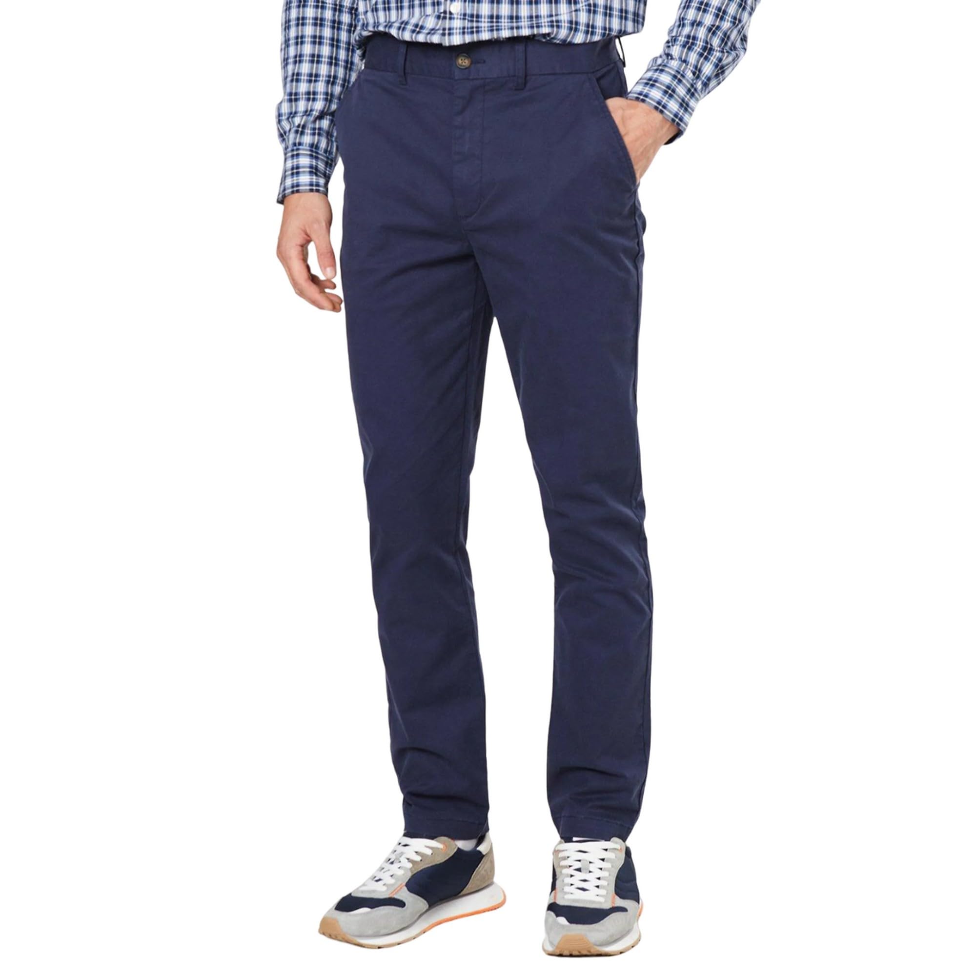 Burton Royal Blue Slim Fit Chino Trousers, 36S, Royal