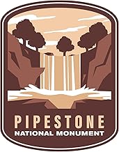 Vagabond Heart Pipestone National Monument Vinyl Sticker - Waterproof Decal for Laptop Water Bottle Car Bumper - Durable Travel Souvenir - UV Fade Resistant - Collectible Gift for Adventurers - 2.75"