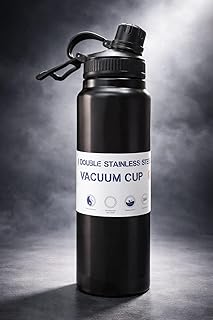 1000 ML Stainless Steel Water Bottle for Hot & Cold 1 Litre | Vacuum Insulated Double Wall Flask | Leak Proof Bottle 1000ml | BPA Free Sports Bottle f
