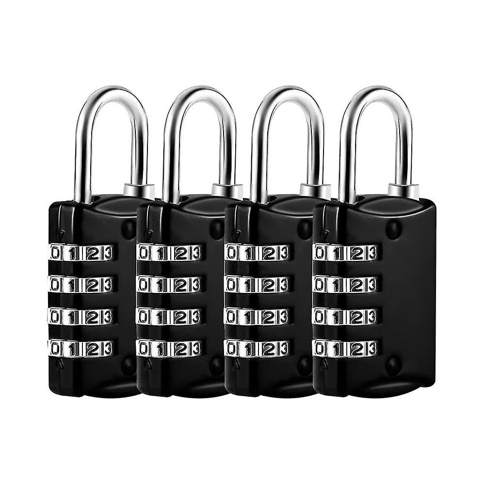 Joyhappst Image Color Combination Locks, 4 Digit Lock With Metal Code Lock, Weatherproof, Suitcase Lock, Combination Lock
