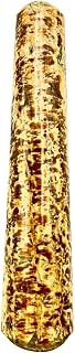 GEMSCITE Gemstone Argonite Massage Wand - Rounded Picture Crystal Root Chakra Kundalini Yoga Activator Wand 4"