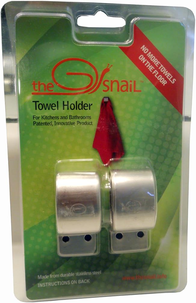 The Snail Towel Metal Holder (Pack of 2)