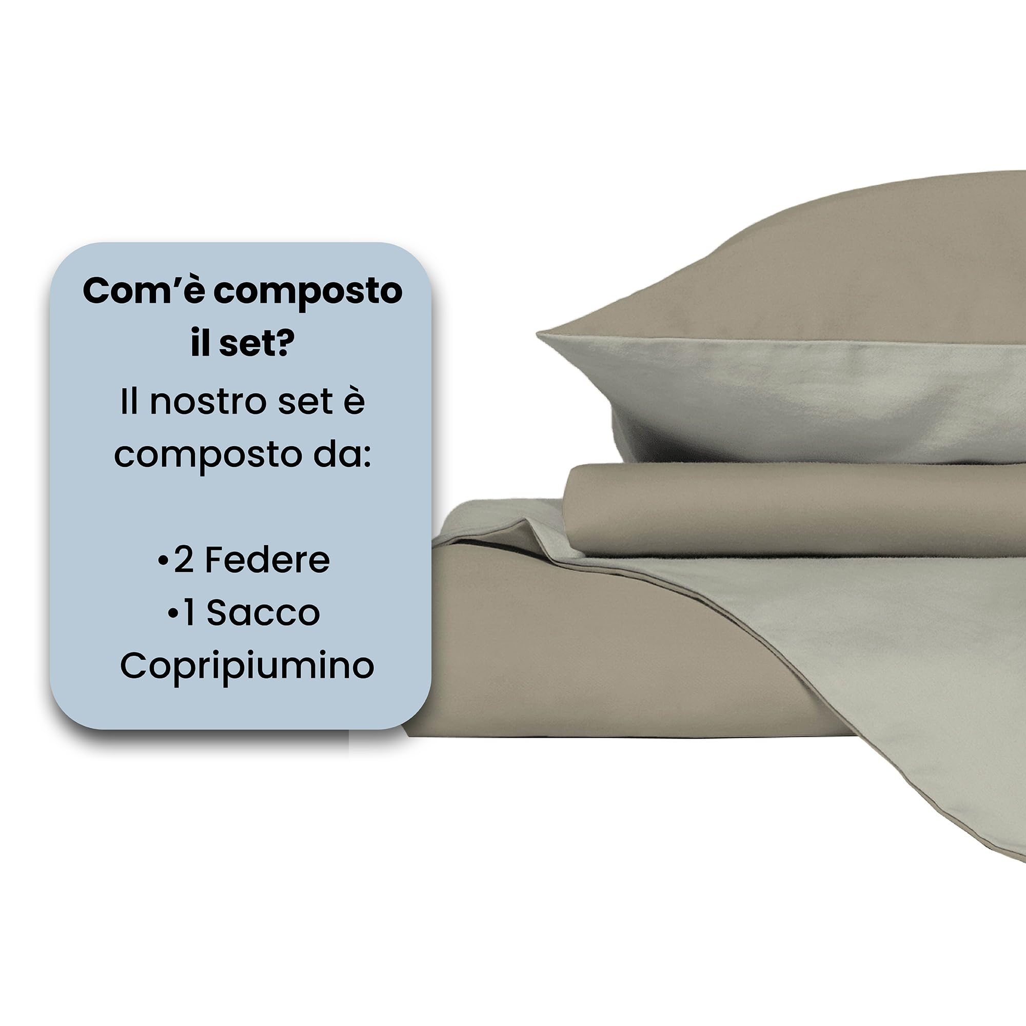 Lino Sandy Beige dekbedovertrek in linnenlook van 100% katoen