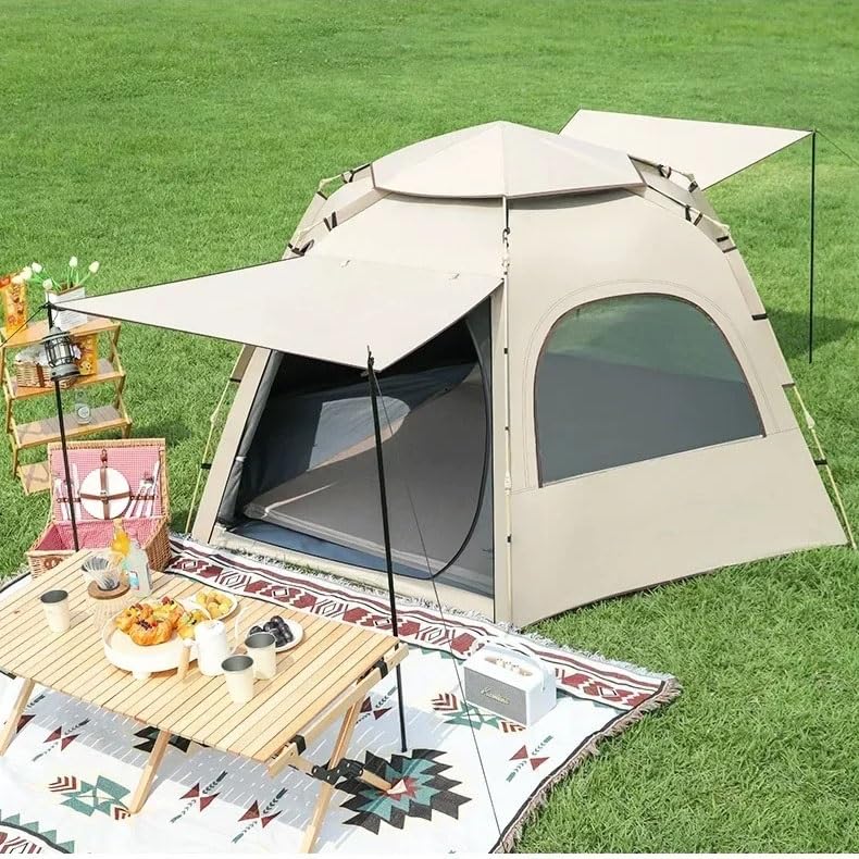 Carpa automática portátil hexagonal para camping miniatura 2