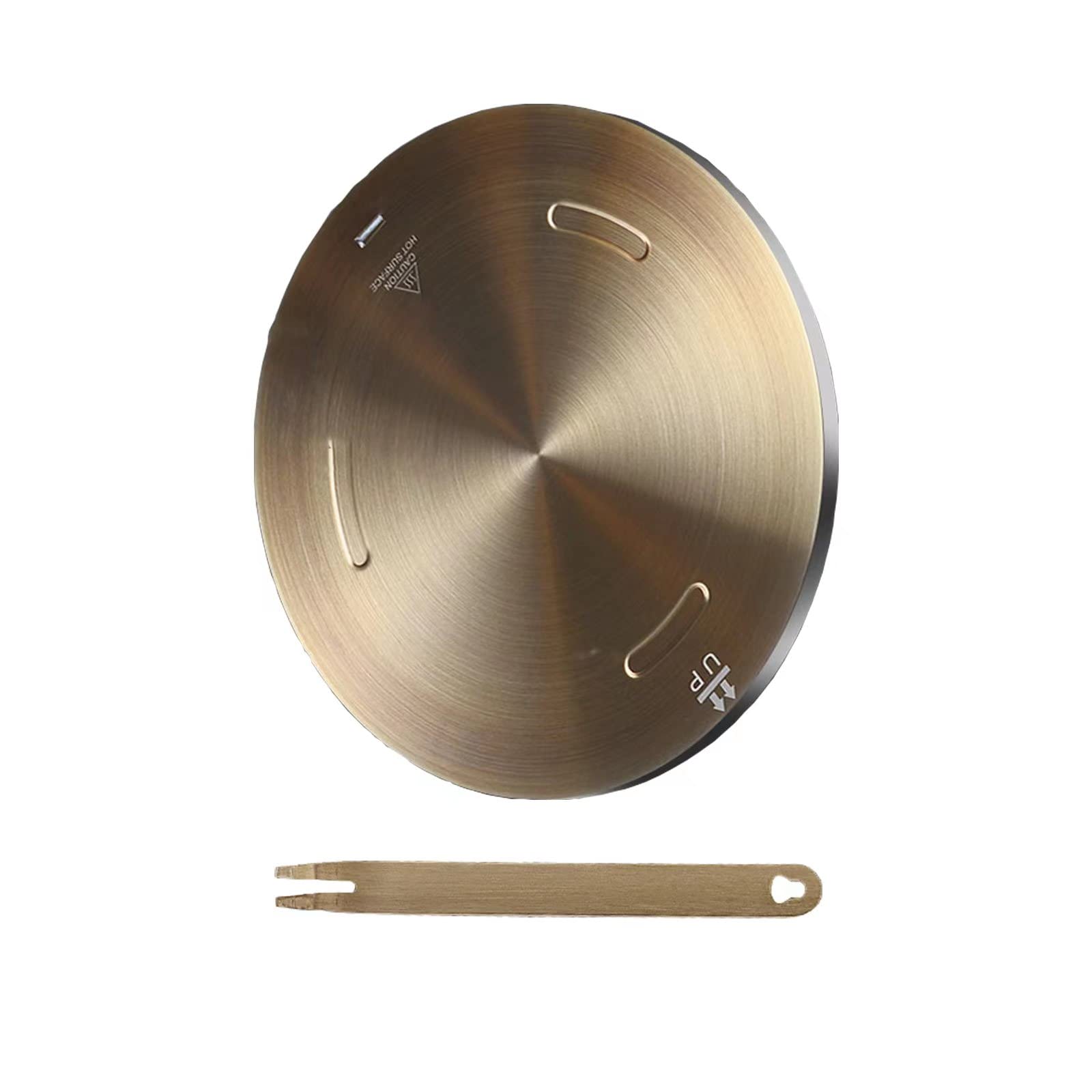 63inch heat diffuser plate grouarty stainless steel cooking induction adapter simmer plate for electric gas glass cooktop hob ring induction cooktop converter plate with handle