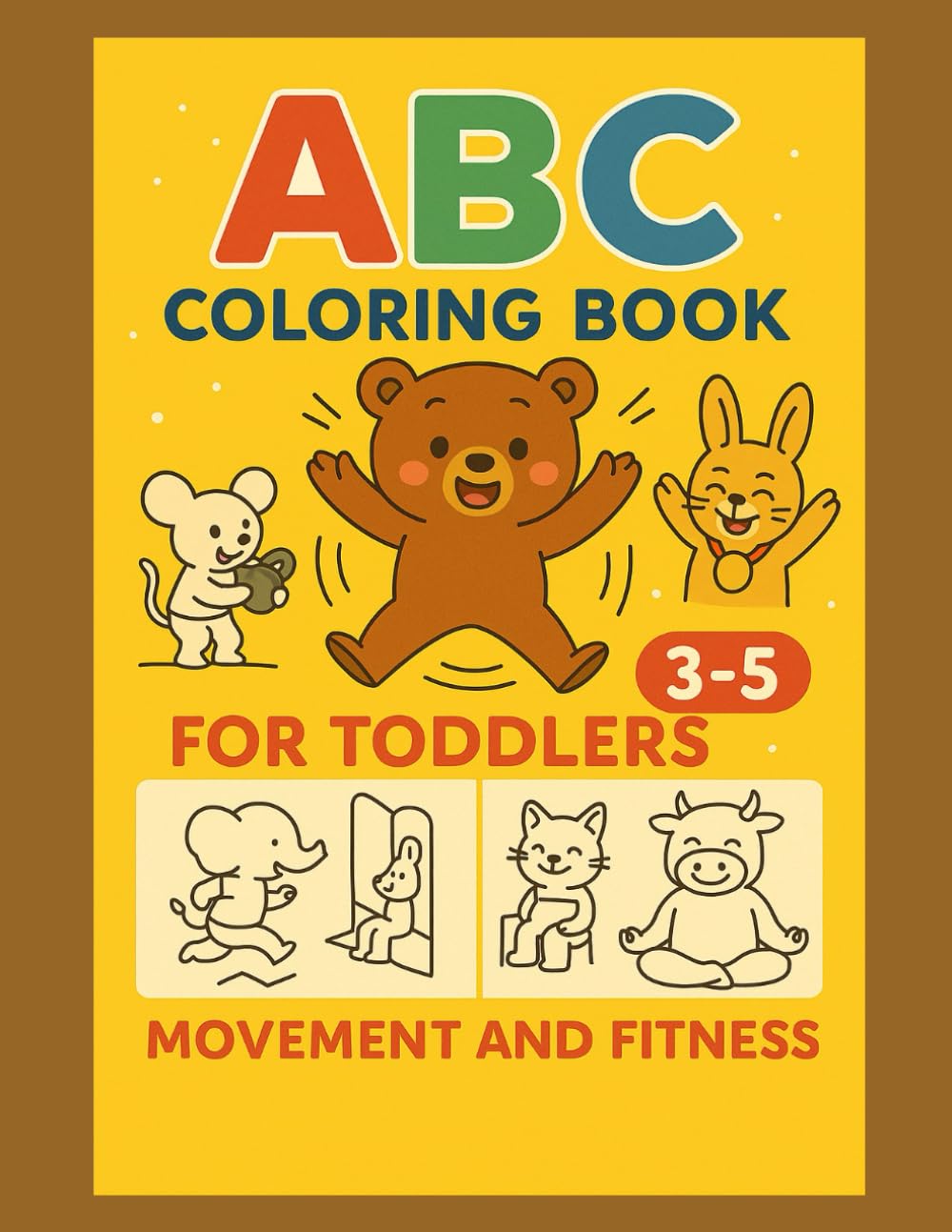 Little Athlete ABC's Coloring Book