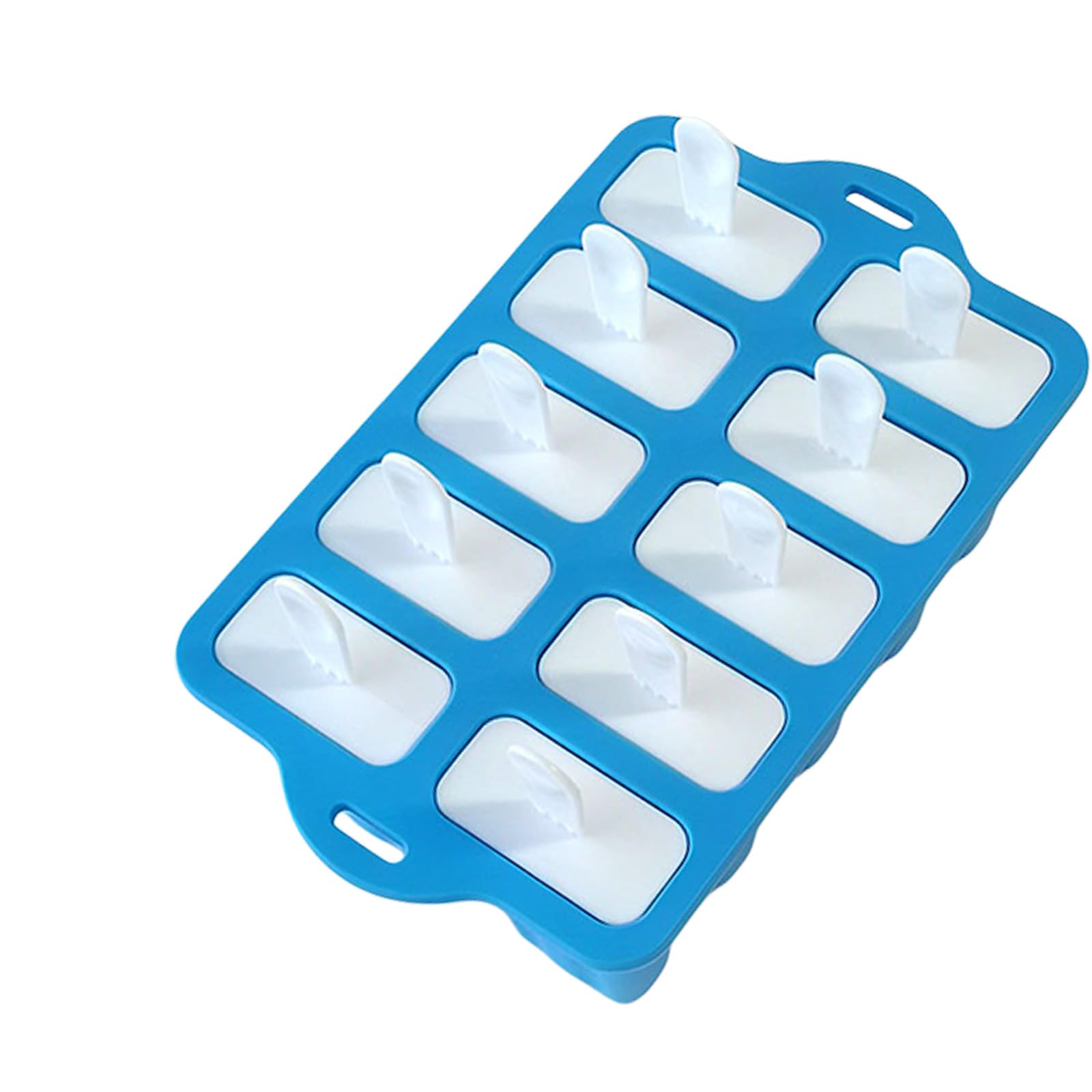 Tsophreniq Premium 10 Hole Silicone Lolly Maker for Effortless Removal and Multiple Flavor Choices Kitchen Baking Tools Set
