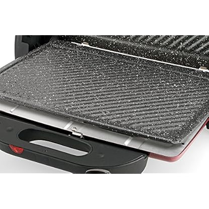 Arzum AR2012 Prego Granite Grill- und Toastmaschine mit herausnehmbaren, antihaftbeschichteten Platten mit Graniteffekt… – Bild 4