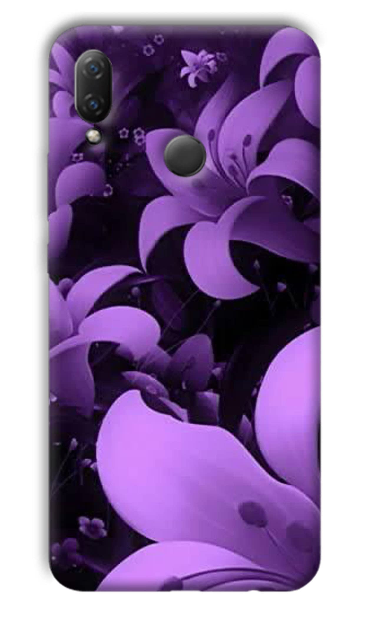 GALACOLORS 3D Beautiful Flower Pattern Printed Designer Back Case Cover for NOVA 3i