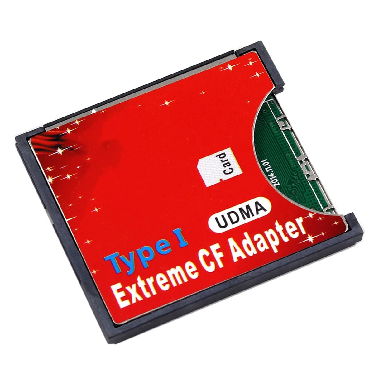 Cablecc Adattatore da SD SDHC SDXC ad alta velocità Extreme Compact Flash Support CF Type I per 16/32/64/128 GB