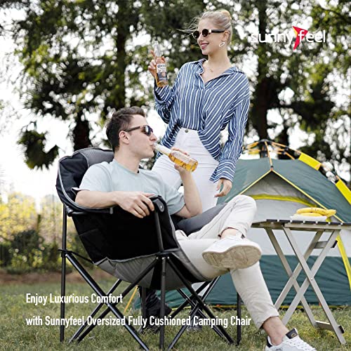 60% Off SUNNYFEEL Oversized Camping Chair for Adults - Image 7
