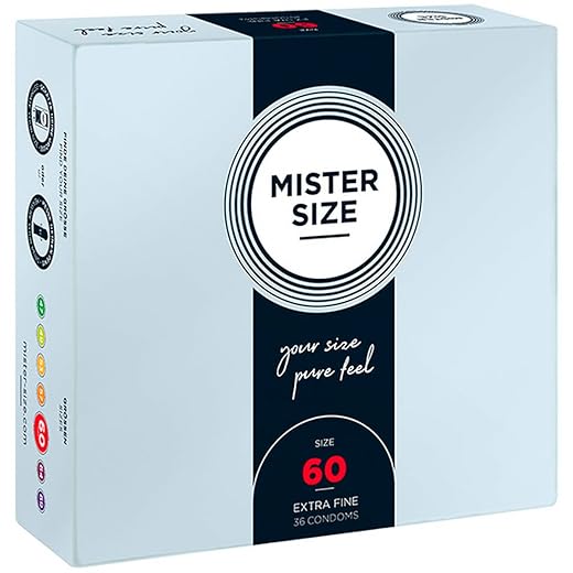 Mister.size Preservativos De 60 Mm 36 Unidades En Oferta Mister Size 60 - 36 Pack 4260605480157