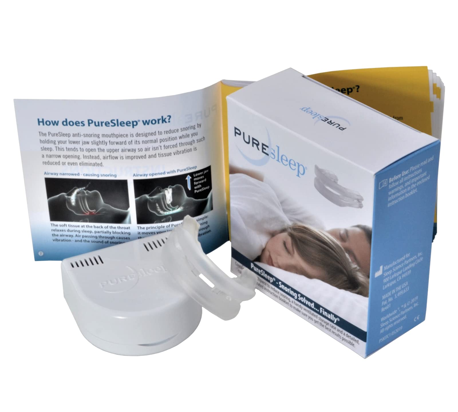 puresleep the original anti-snoring mouthpiece and 1 solution worldwide