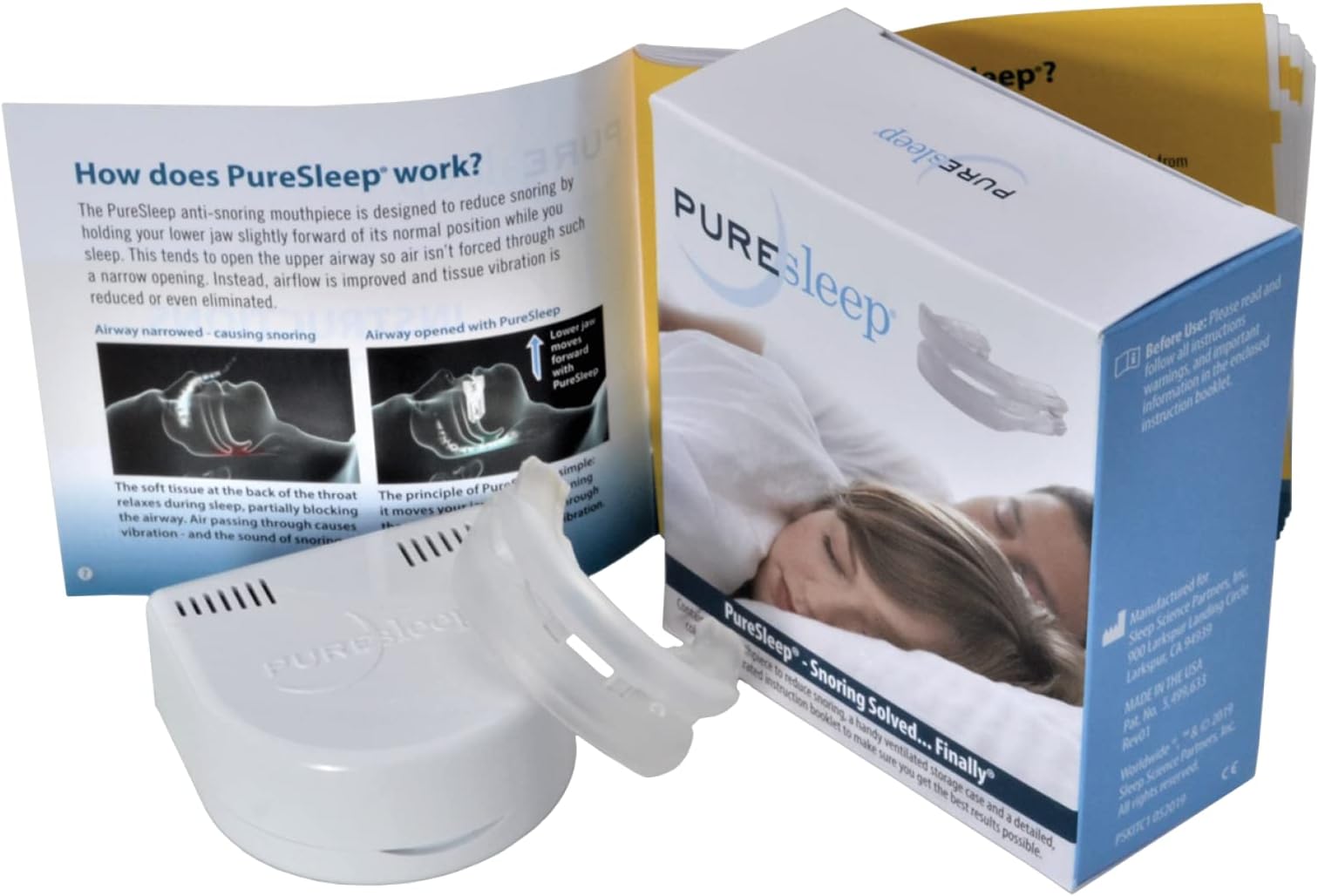 PureSleepThe Original Anti-Snoring Mouthpiece and #1 Solution Worldwide