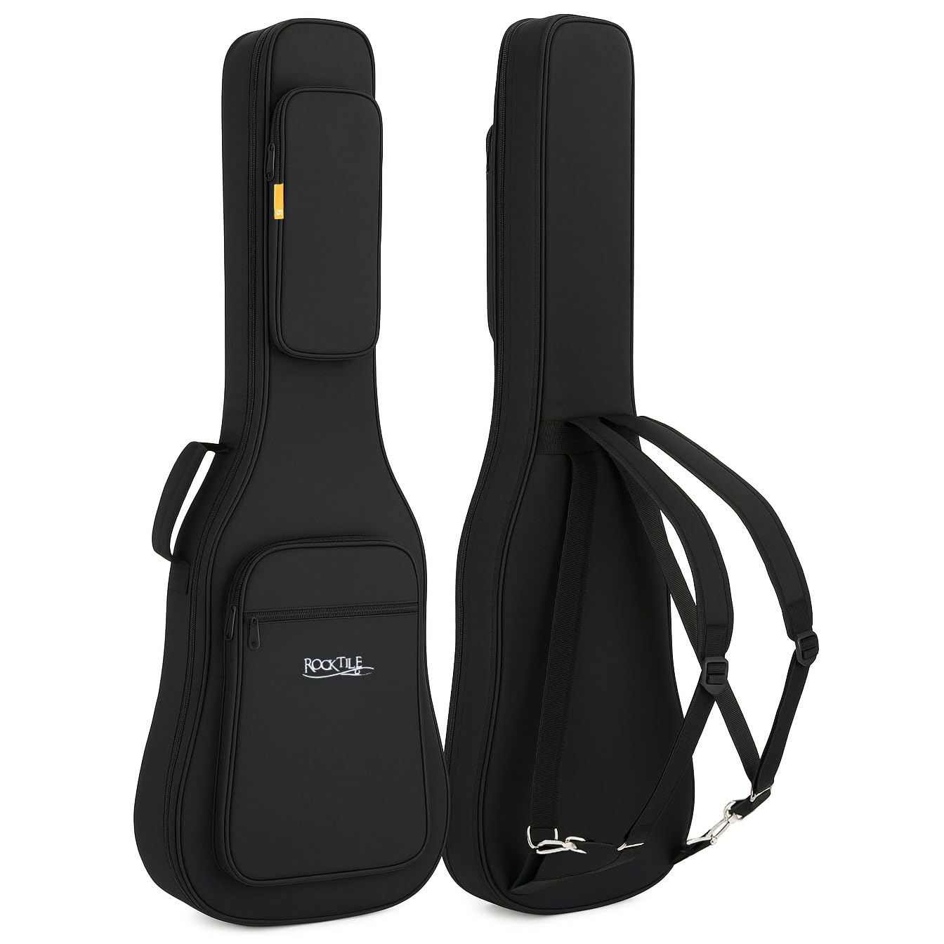 ROCKTILE EGSC-1122BK Softcase per Chitarra Elettrica, Peso: 2, 2 kg | Adatto a quasi tutte le chitarre elettriche, Adatto anche a modelli shortscale, Imbottitura completa spessa 2 cm, 2 kg