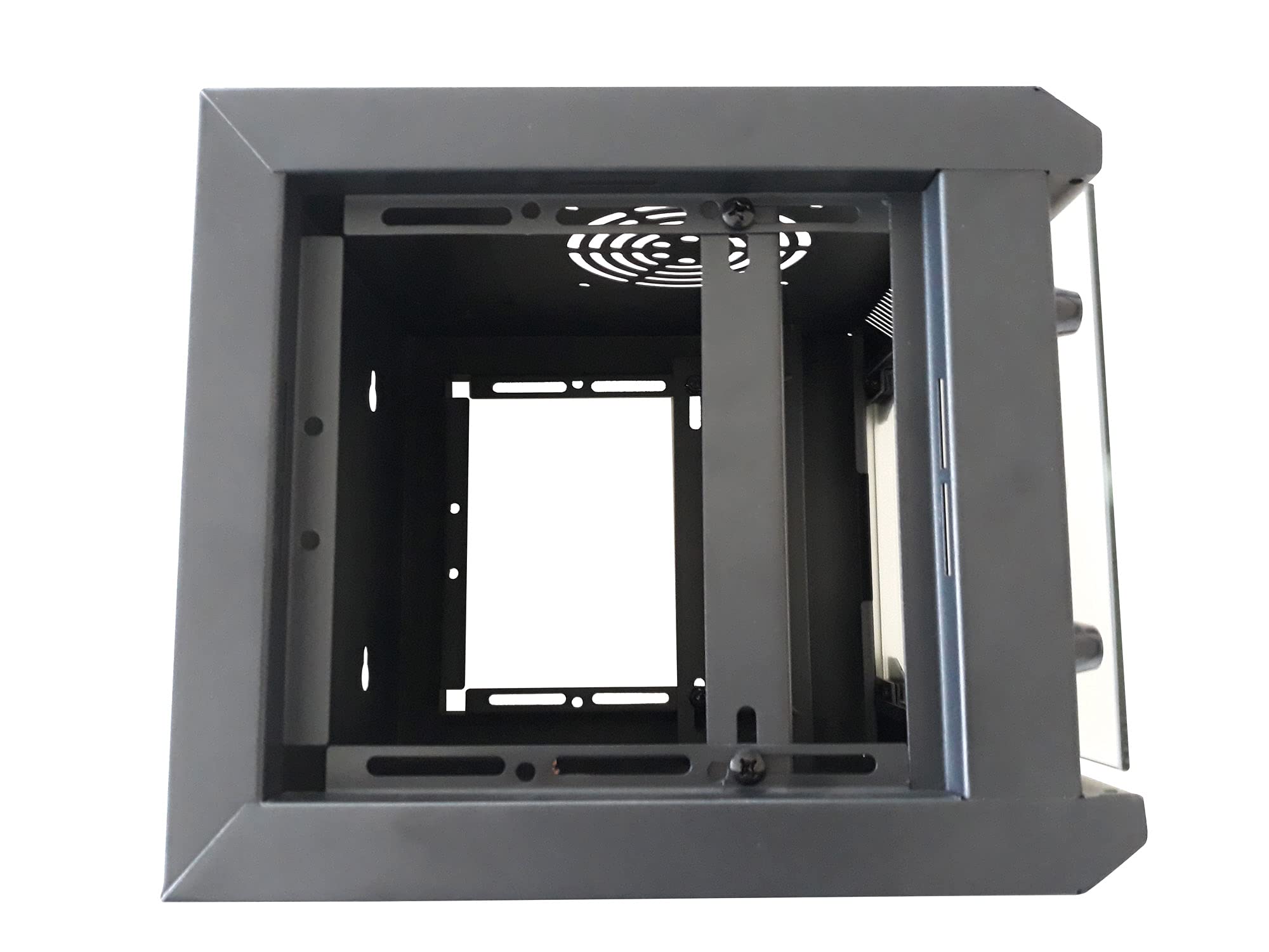 Techly Professional 362343 Armadio Rack 10" a Muro 4 unità Pannelli Asportabili Nero Nero