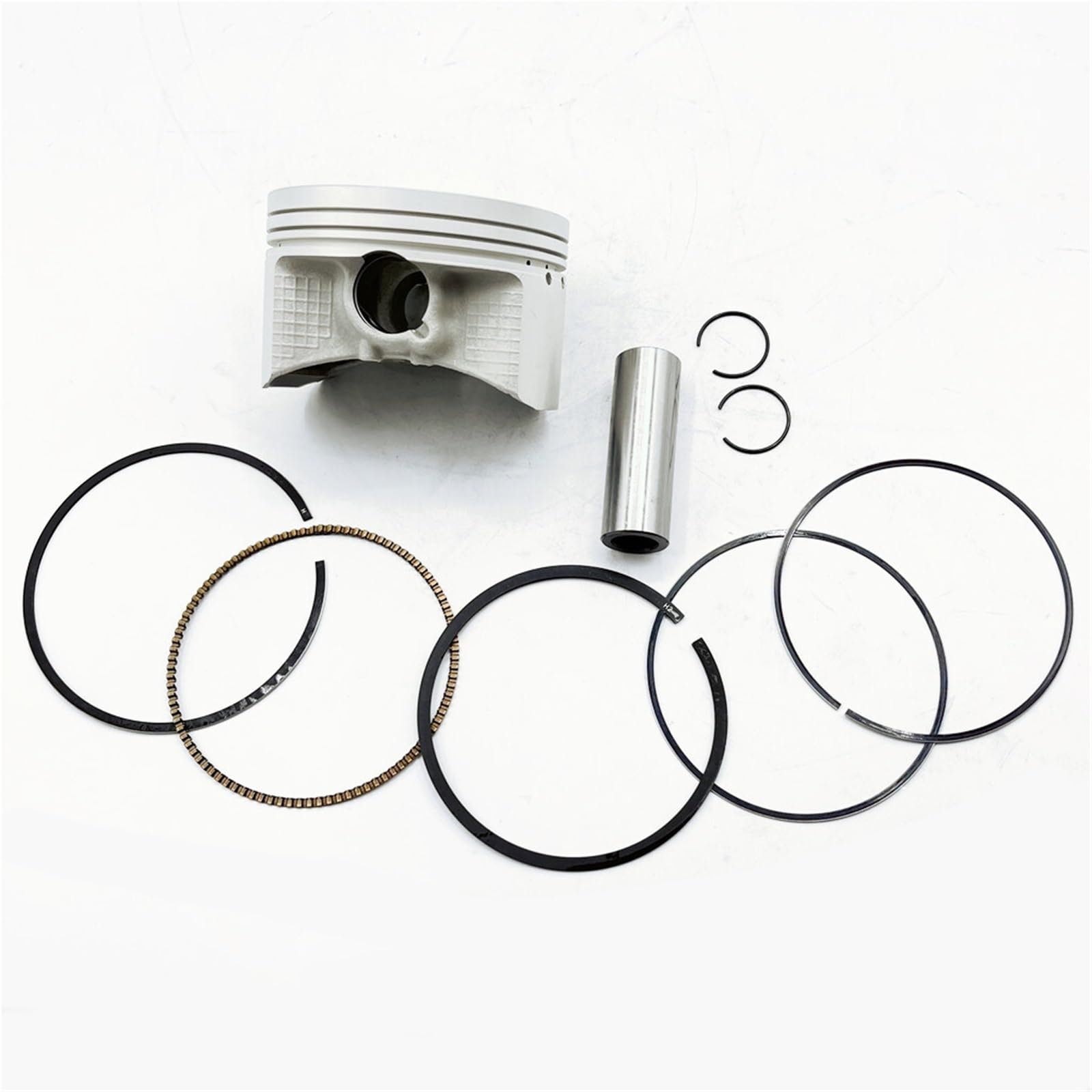 Compatible con Hisun HS400 HS500 400CC 500CC 83,5 MM juego de pistones con pasador de Clips de anillo