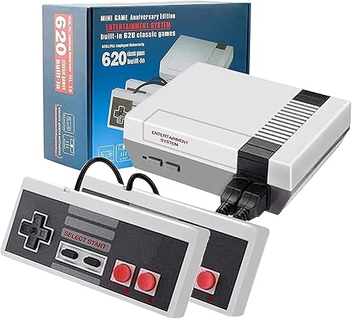 Zeion Mini consolas de videojuegos retro clásica con 620 juegos para mango NES con 2 controladores salida AV