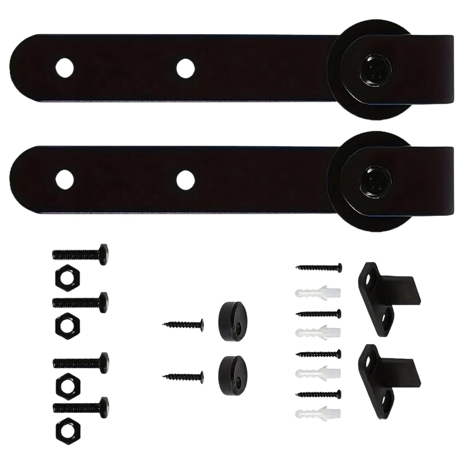 Nucelit Accessories Space Efficient Sliding Barn Gate Track Strong 100Kg Load Capacity Easy Assembly Denial Tools Required Mild Steel Sliding Door Track