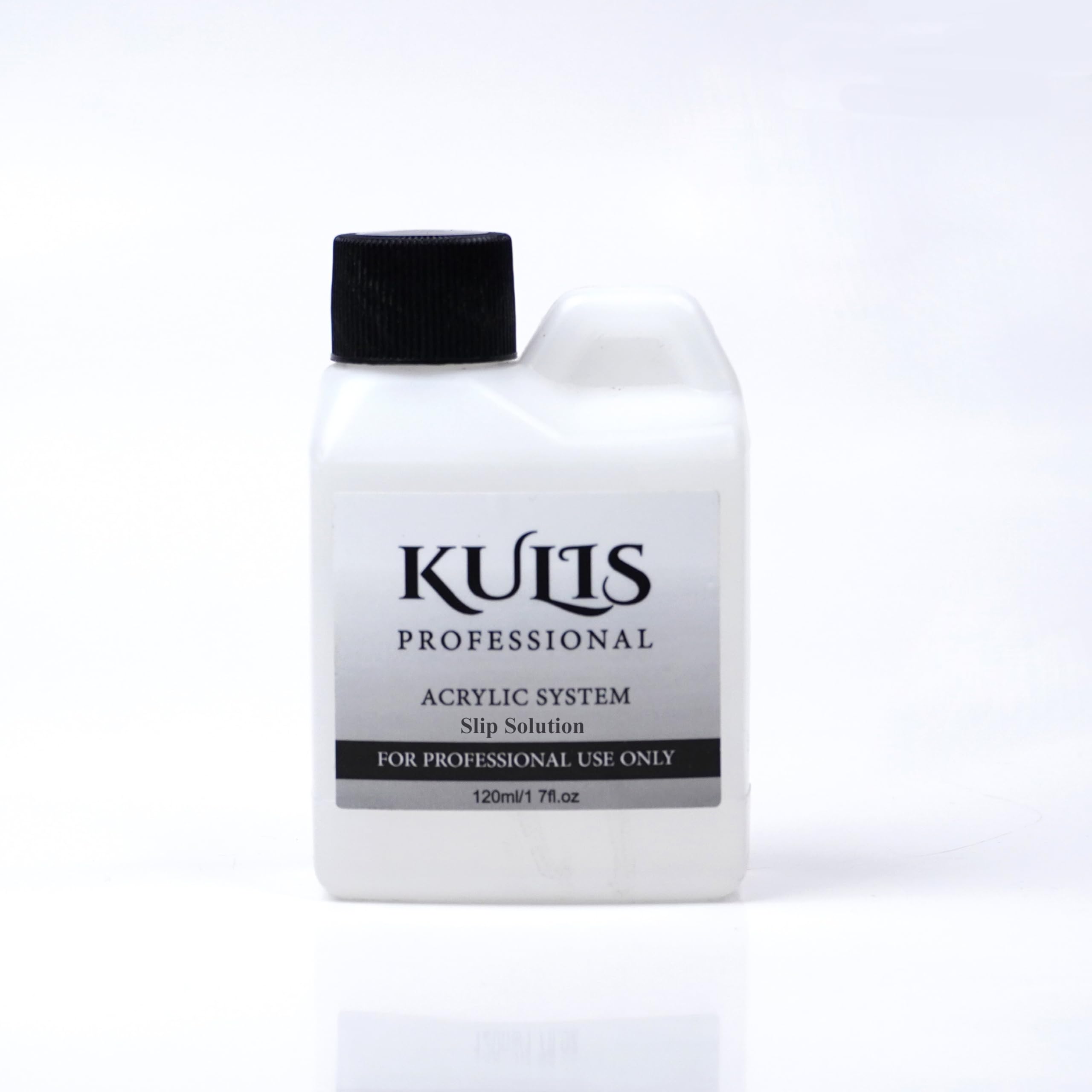 Kulis PolSlip Solution 120ML | Professional Nail Extension Liquid for Poly Builder Gel & UV/LED Nail Tips | Odor-Free, Non-Sticky Formula for Smooth Application