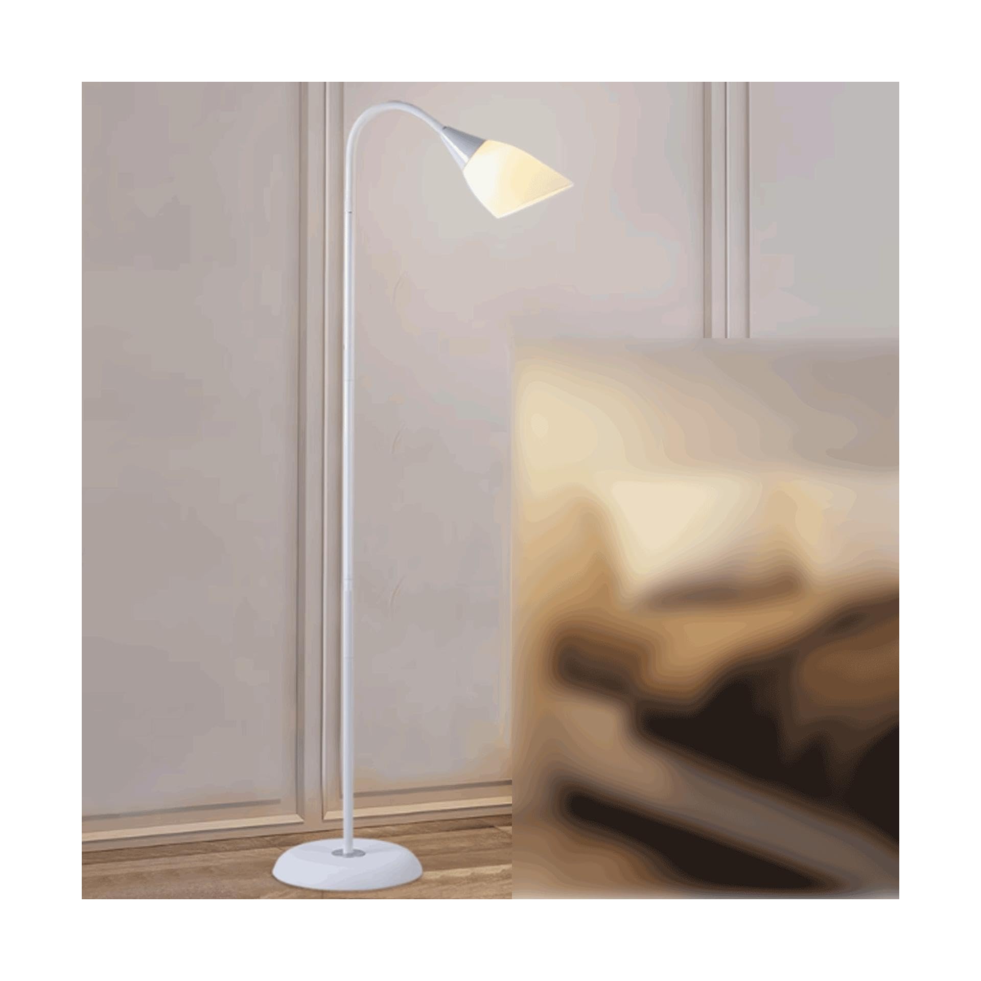 Lámpara de pie Ajustable de hierro con diseño súper brillante para el hogar