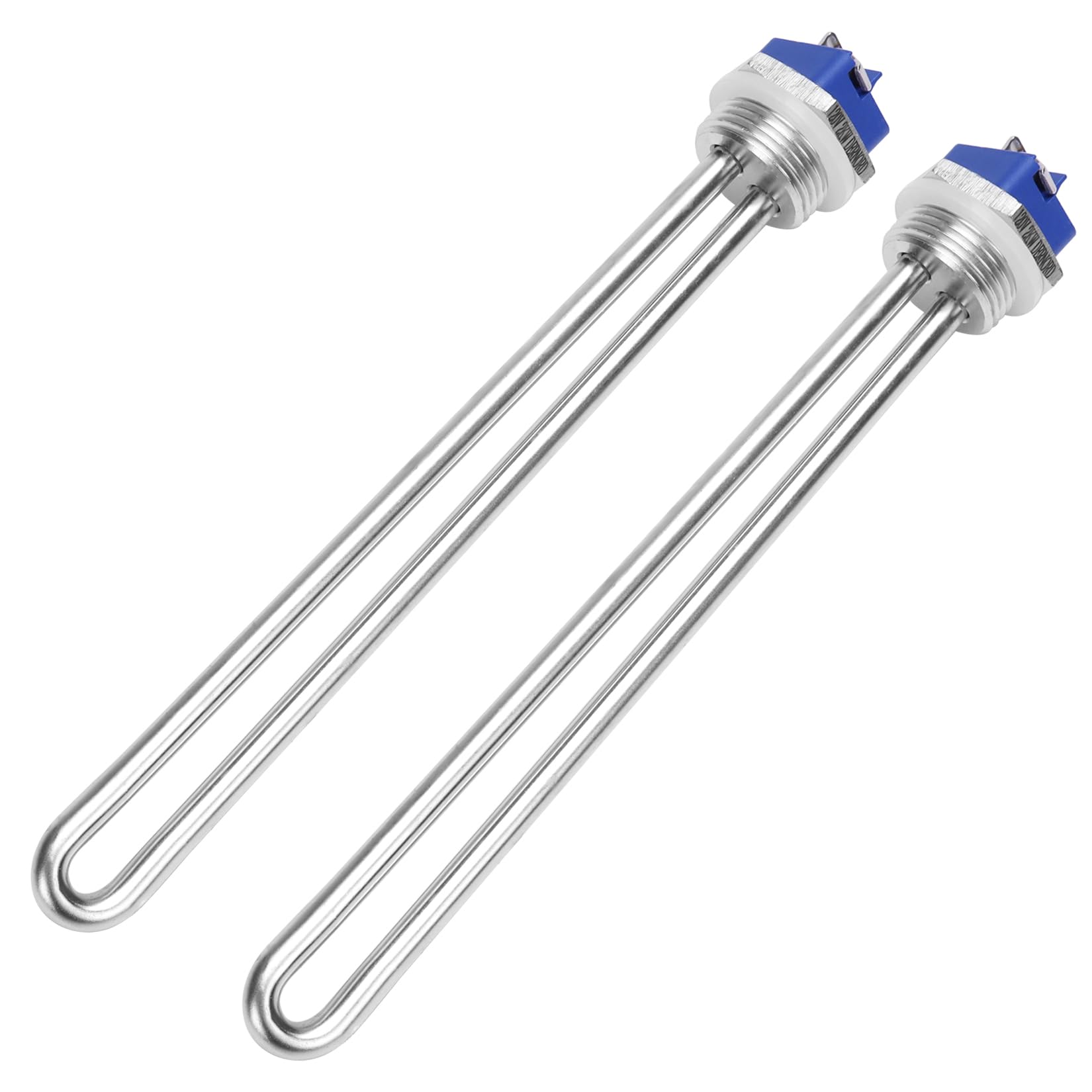 Élément chauffant submersible 120V 2000W DERNORD avec raccord NPSM 1 pouce pour réservoir Lot de 2