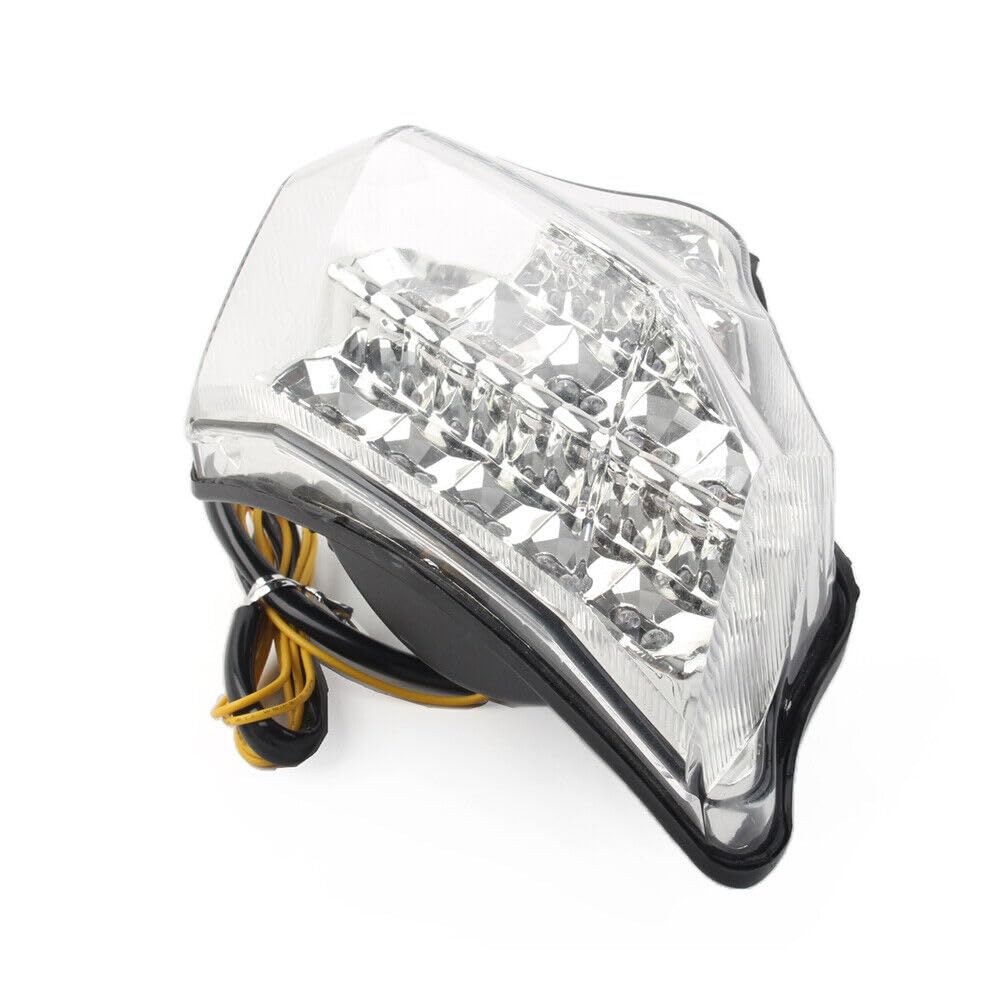 JKAPCYJFHF Feu arrière, clignotant, frein, transparent, compatible avec Yamaha FZ600 FZ6 FAZER