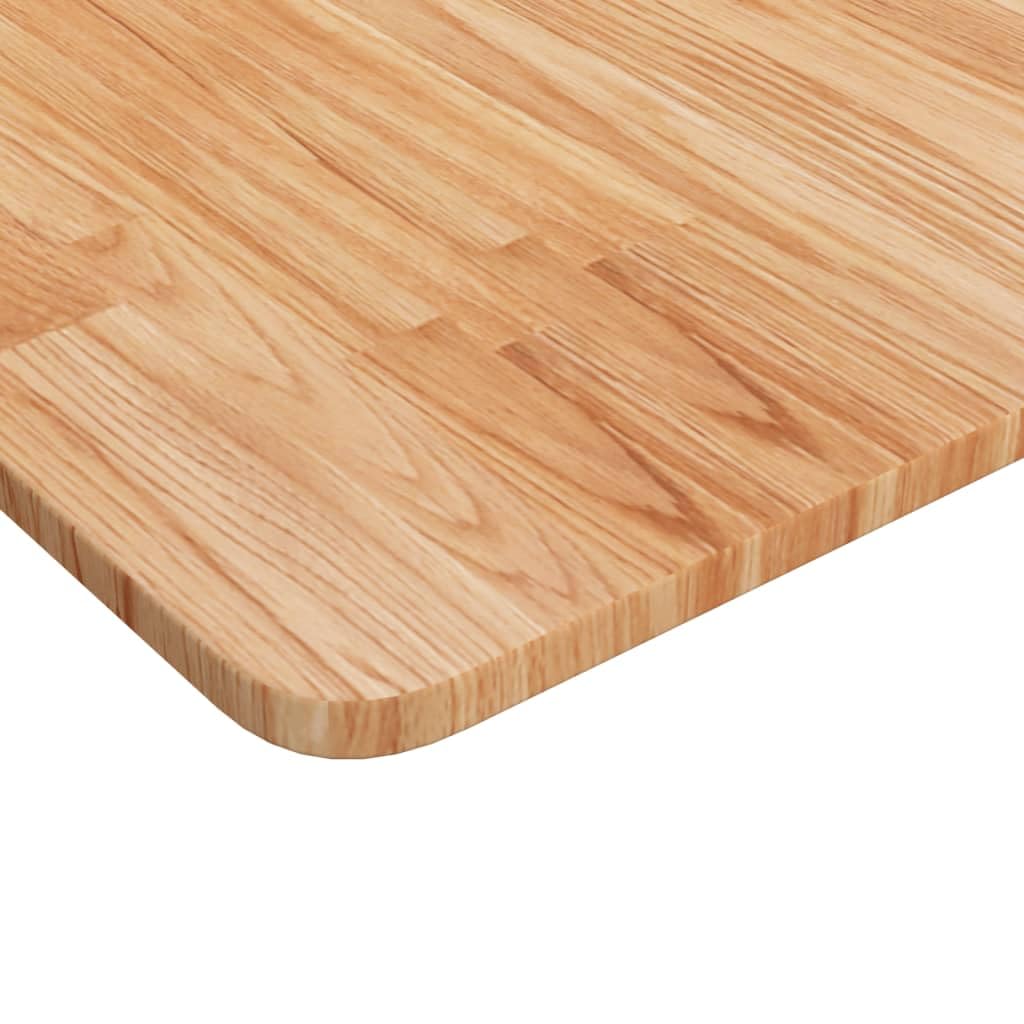 Dessus de table carré Marron clair60x60x1,5cm Bois chêne traité