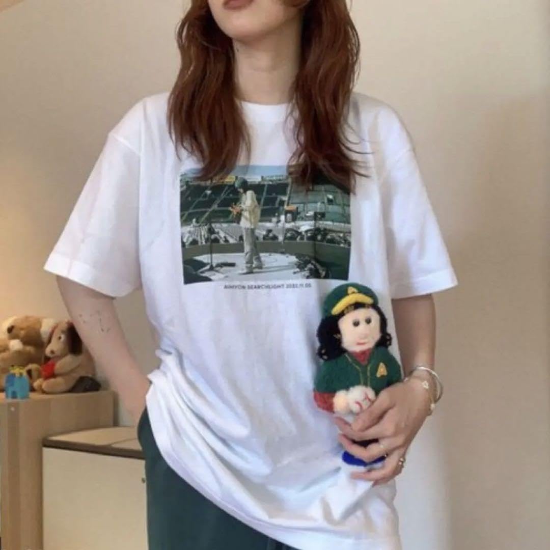 あいみょん サーチライトメモリアルTシャツ 限定品　XLサイズ　未開封品 Amazon.co.jp: あいみょん◯サーチライトメモリアルTシャツ A XL
